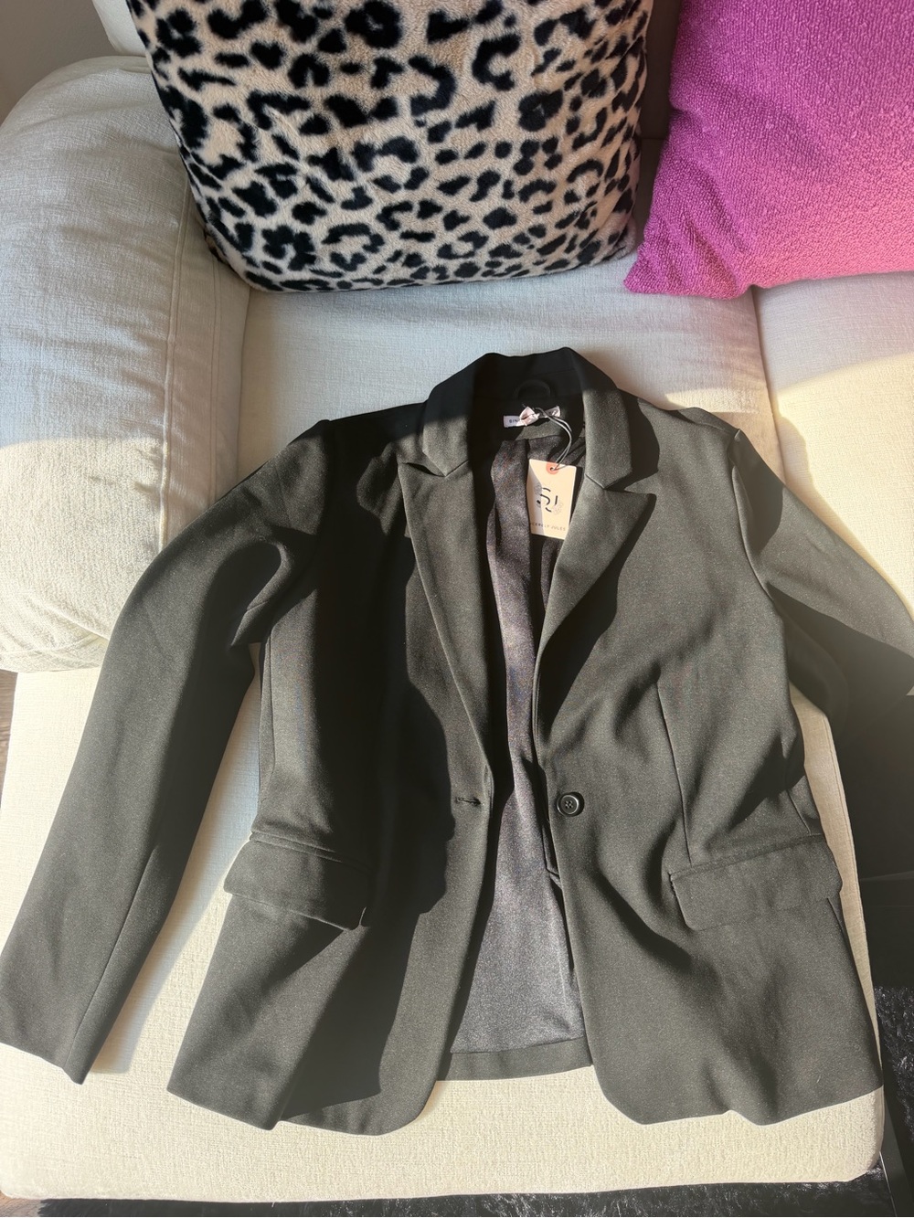 Sincerely Jules Black Single-Button Women's Blazer